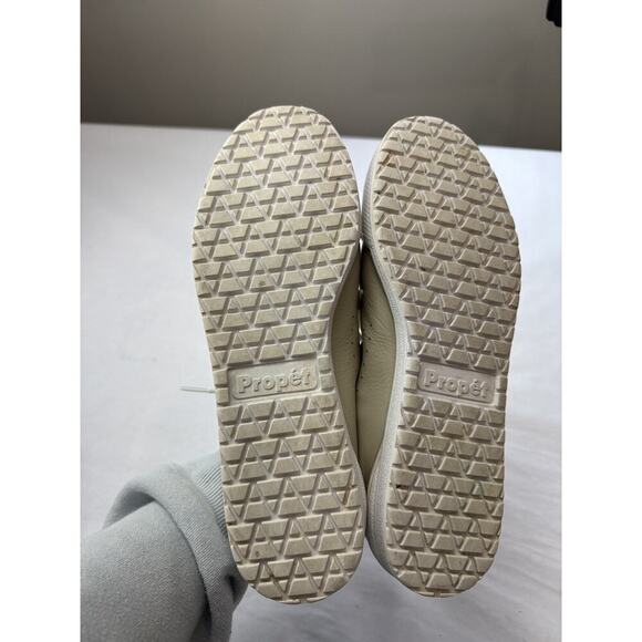 Propet Firefly Walking Sneakers Genuine Leather Beige Women Neutral Size 9 W3606 - Picture 8 of 10